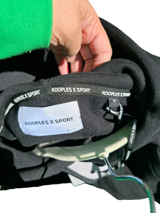 *NWT* The KOOPLES Sport Men's Skullhead Motif On Black Hoodie - Men's Size S - Picture 6 of 9